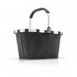 Kosz na zakupy Reisenthel carrybag czarny w romby 22 l