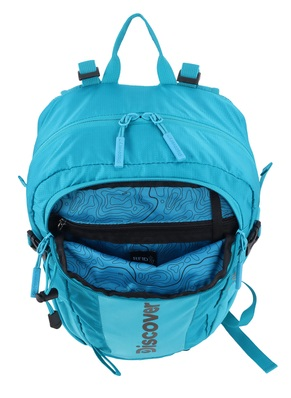 Plecak podróżny z poliestru Discovery Outdoor 611 niebieski