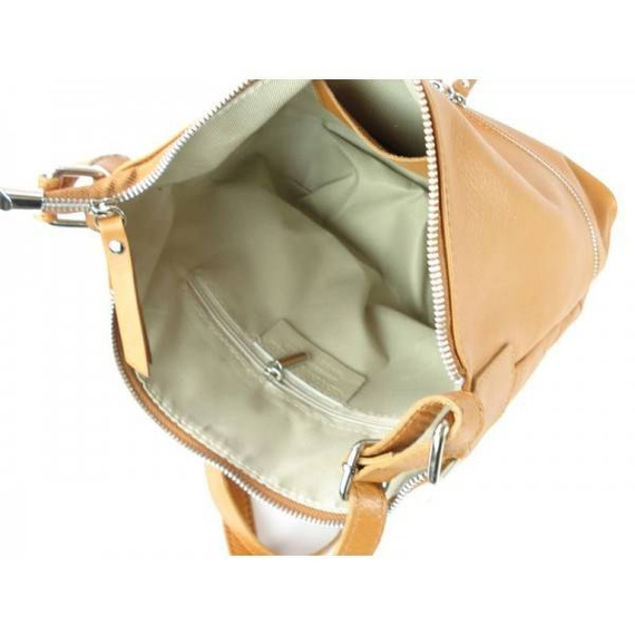 Listonoszka damska skórzana Vera Pelle VP1033C camel