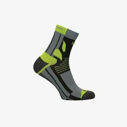 Skarpety do biegania termoaktywne szaro-zielone SOCKS RUN rozm. 42/44