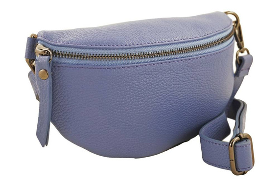 Nerka damska skórzana Barberini's 880-40 fioletowa