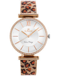 Zegarek damski fashion G. Rossi 12964B-3D3 różowe złoto
