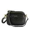 Torebka damska crossbody skórzana Solier FL59 czarna