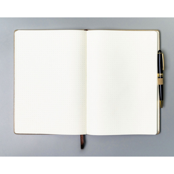 Notes B5 w kropki Peterson NOT-6-KP-Q1 beżowy