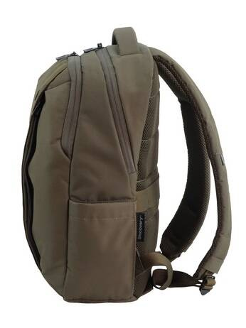 Plecak na laptopa z poliestru Discovery Downtown 941 khaki