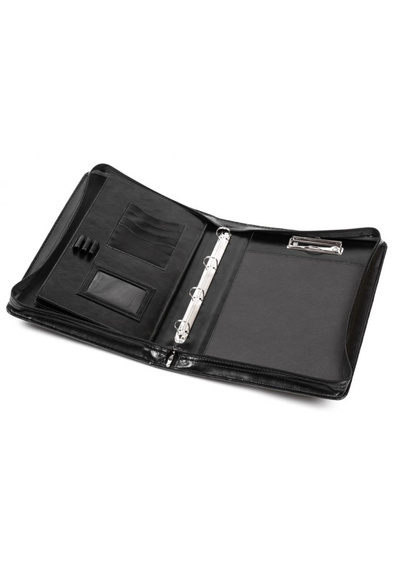 Biwuar z eko skóry Vip Collection AK-07N czarny