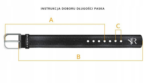 Pasek damski wąski skórzany PD-NL-1,5 czerwony