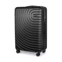 Walizka średnia twarda ABS Solier STL1064 czarna