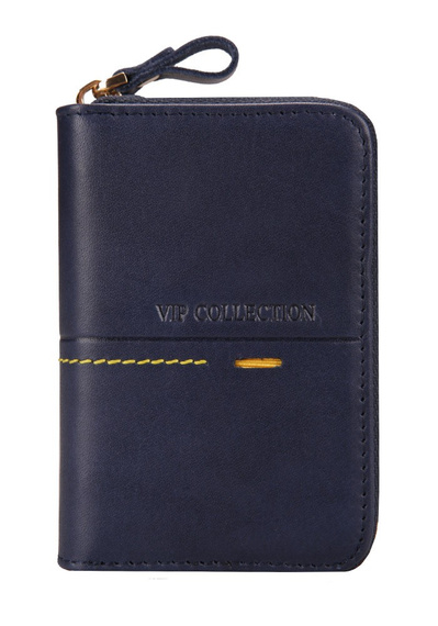 Etui na karty Vip Collection Beverly Hills 418 granatowe