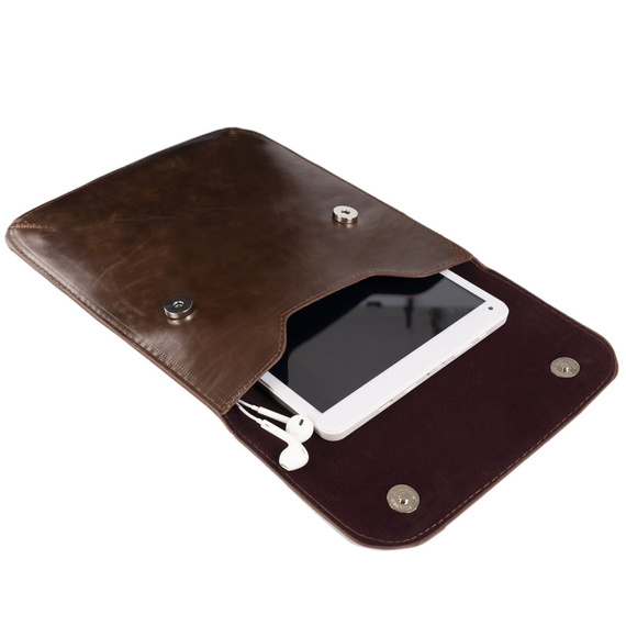 Etui na tablet 11 cali z eko skóry IP-02 brązowe