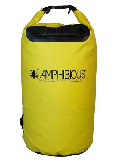 Plecak worek wodoodporny turystyczny żółty - Amphibious Tube 20L